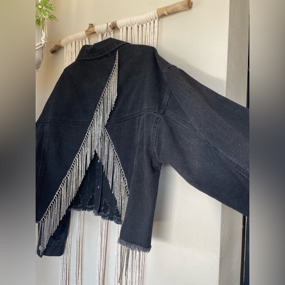 Rinestone Jean jacket - Picture 7 of 8